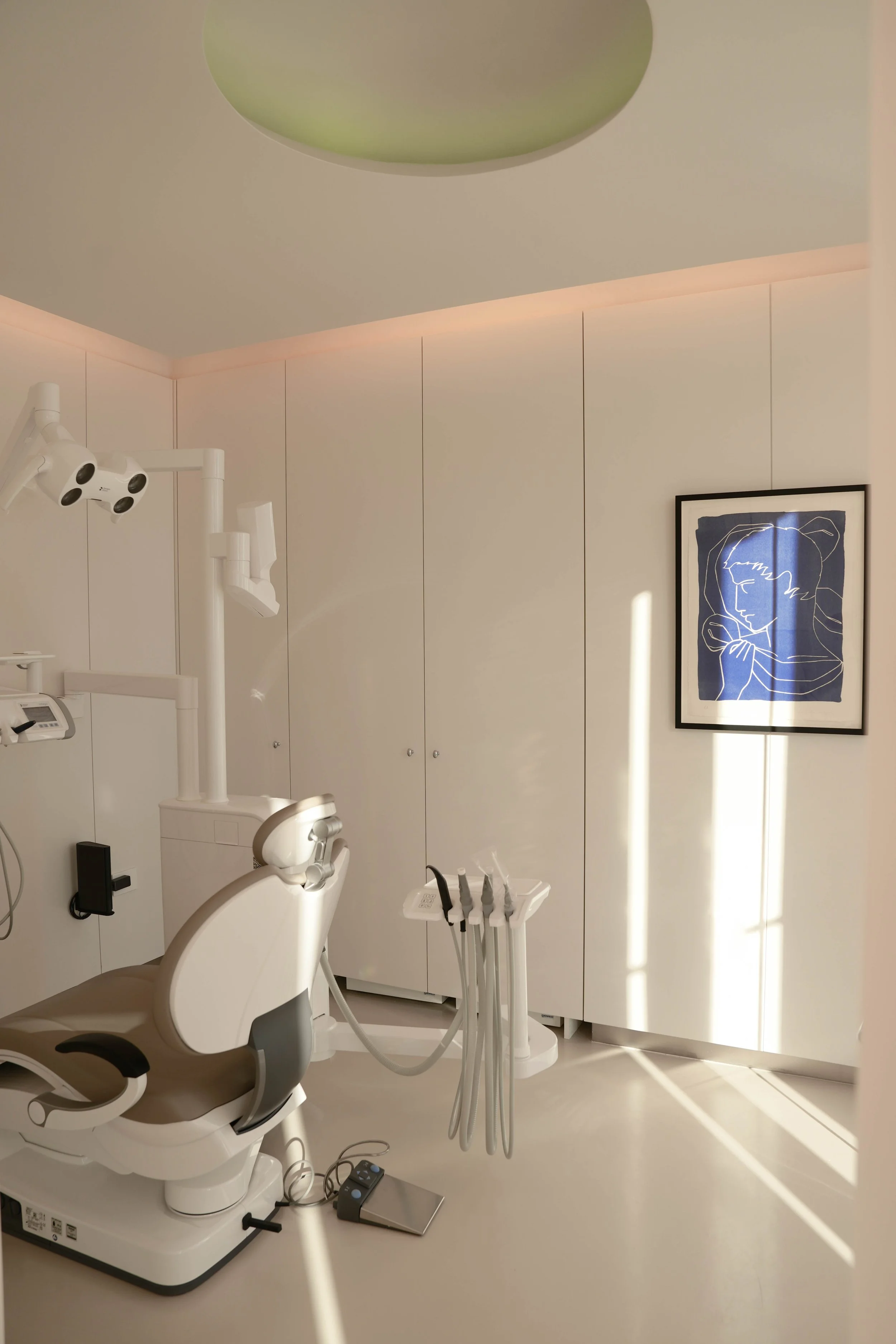 Treatment room at The Smile Commons, Wilshire Blvd