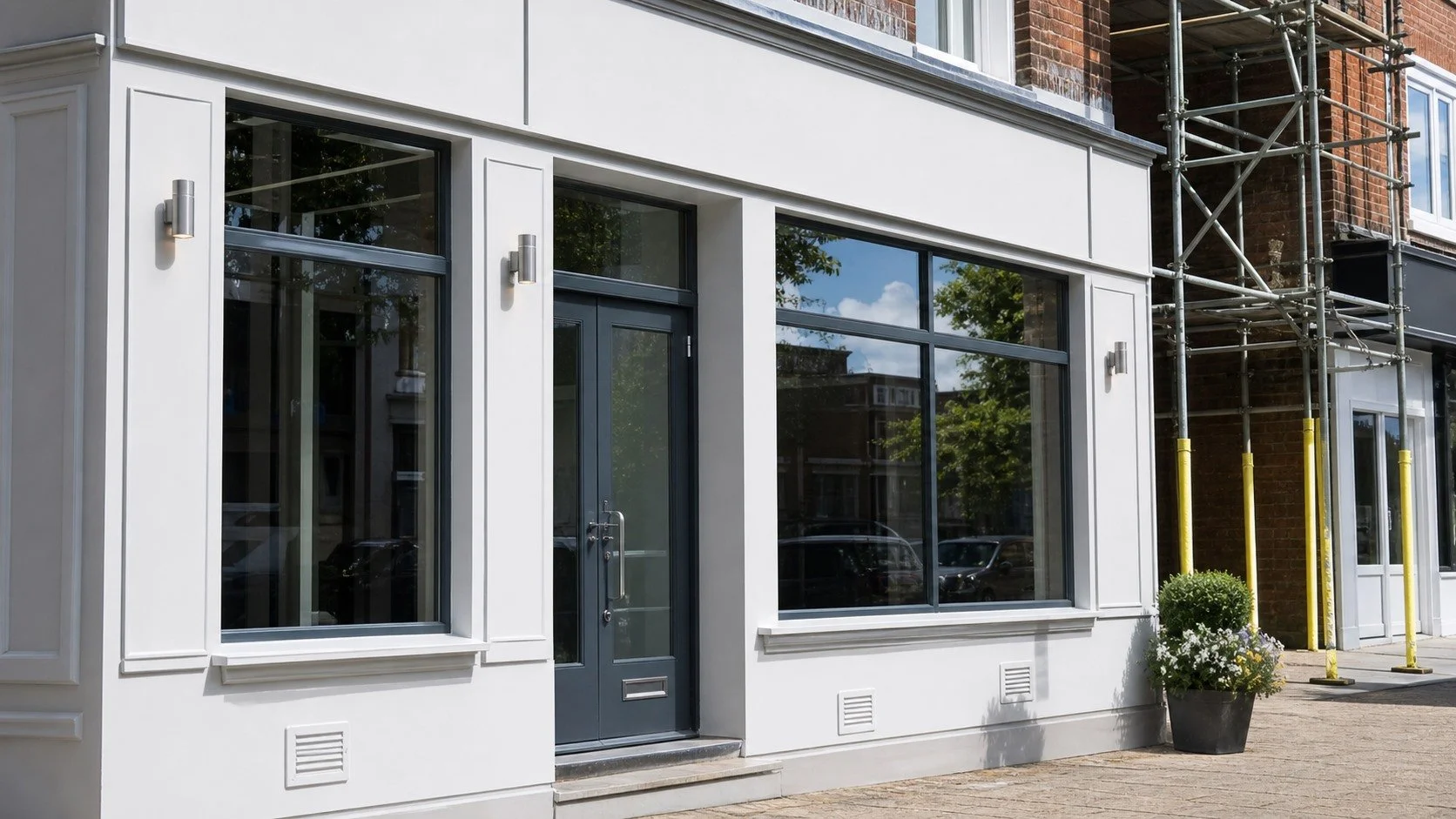 External refurbishment property frontage