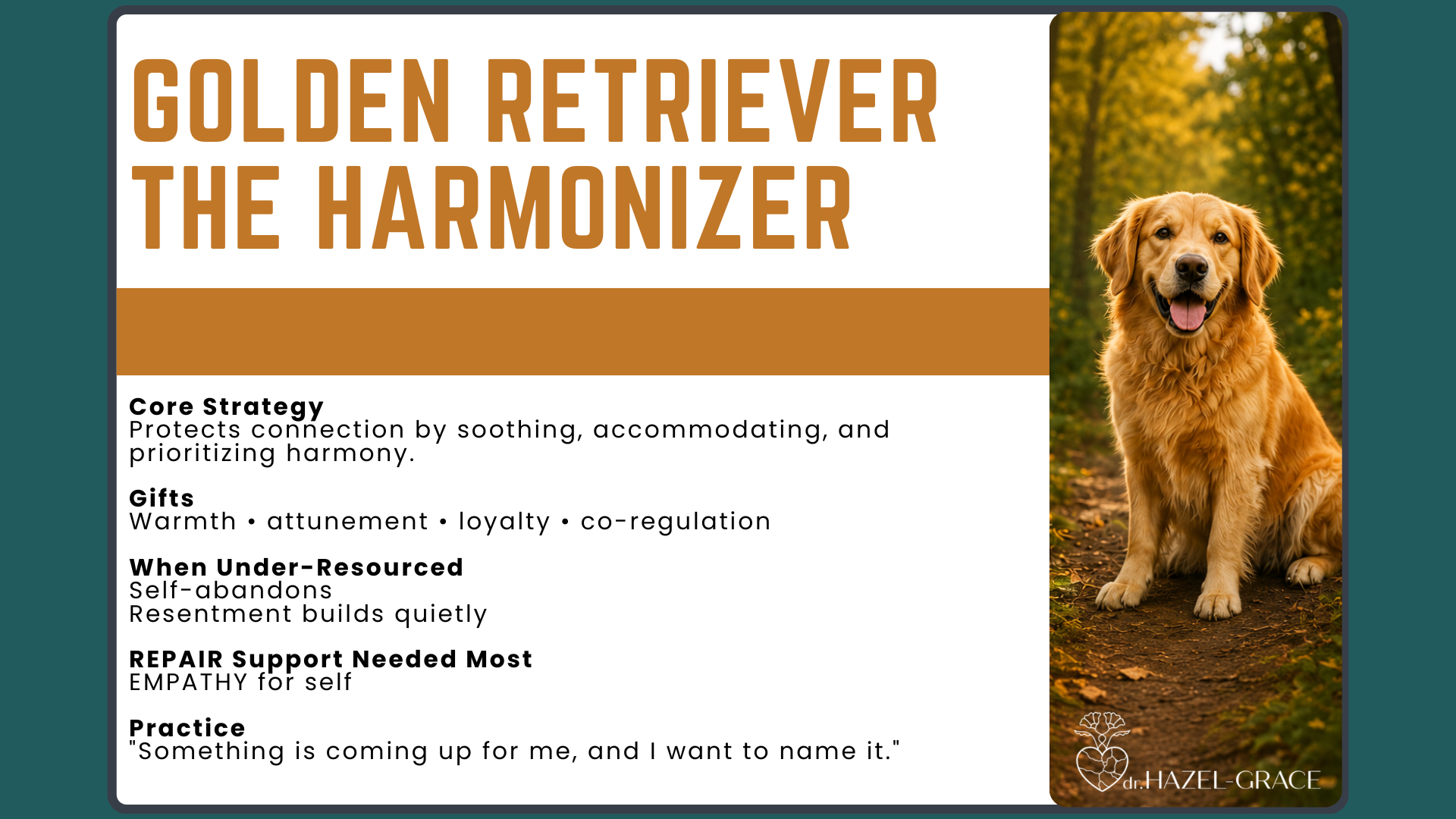 The Golden Retriever archetype