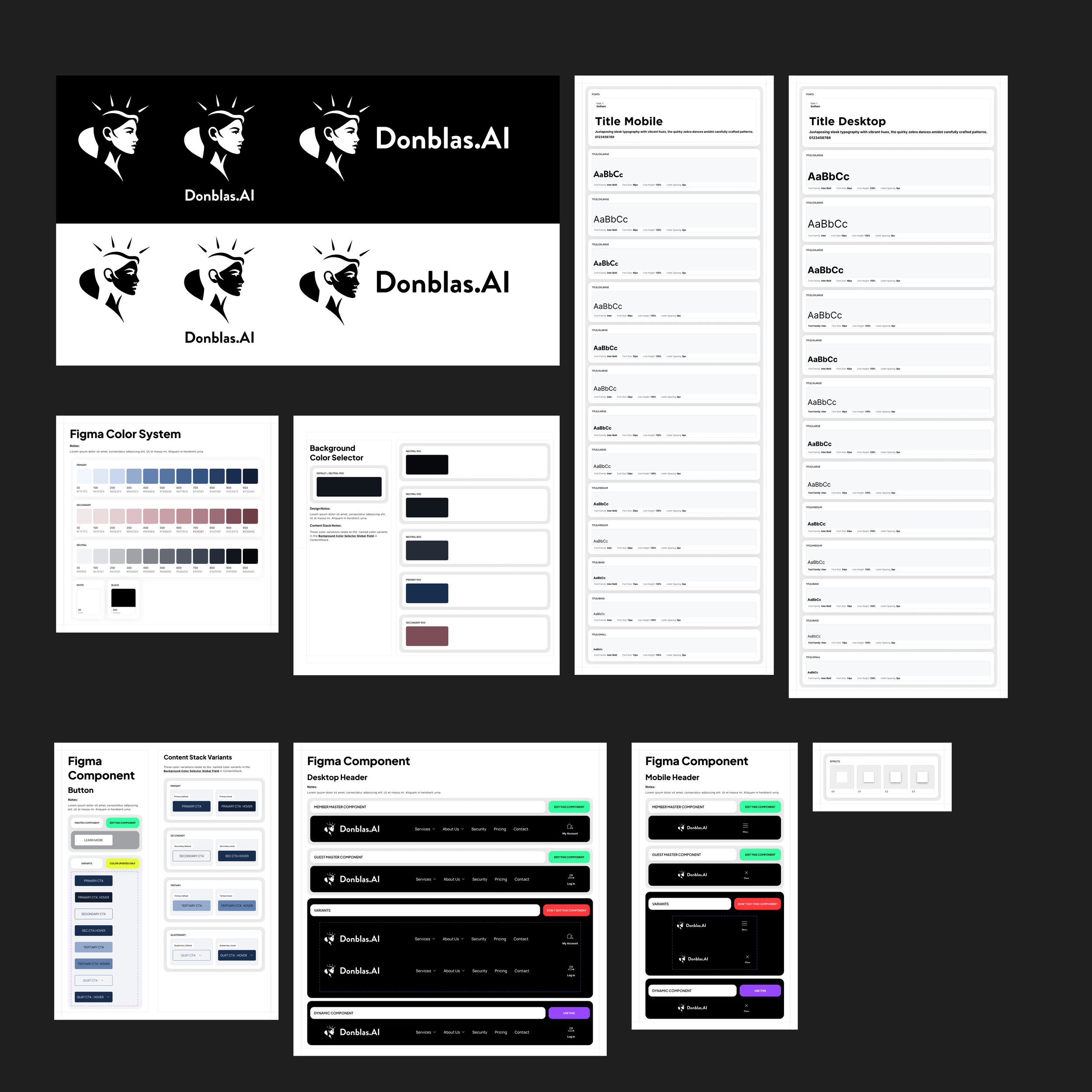 Donblas.AI brand identity