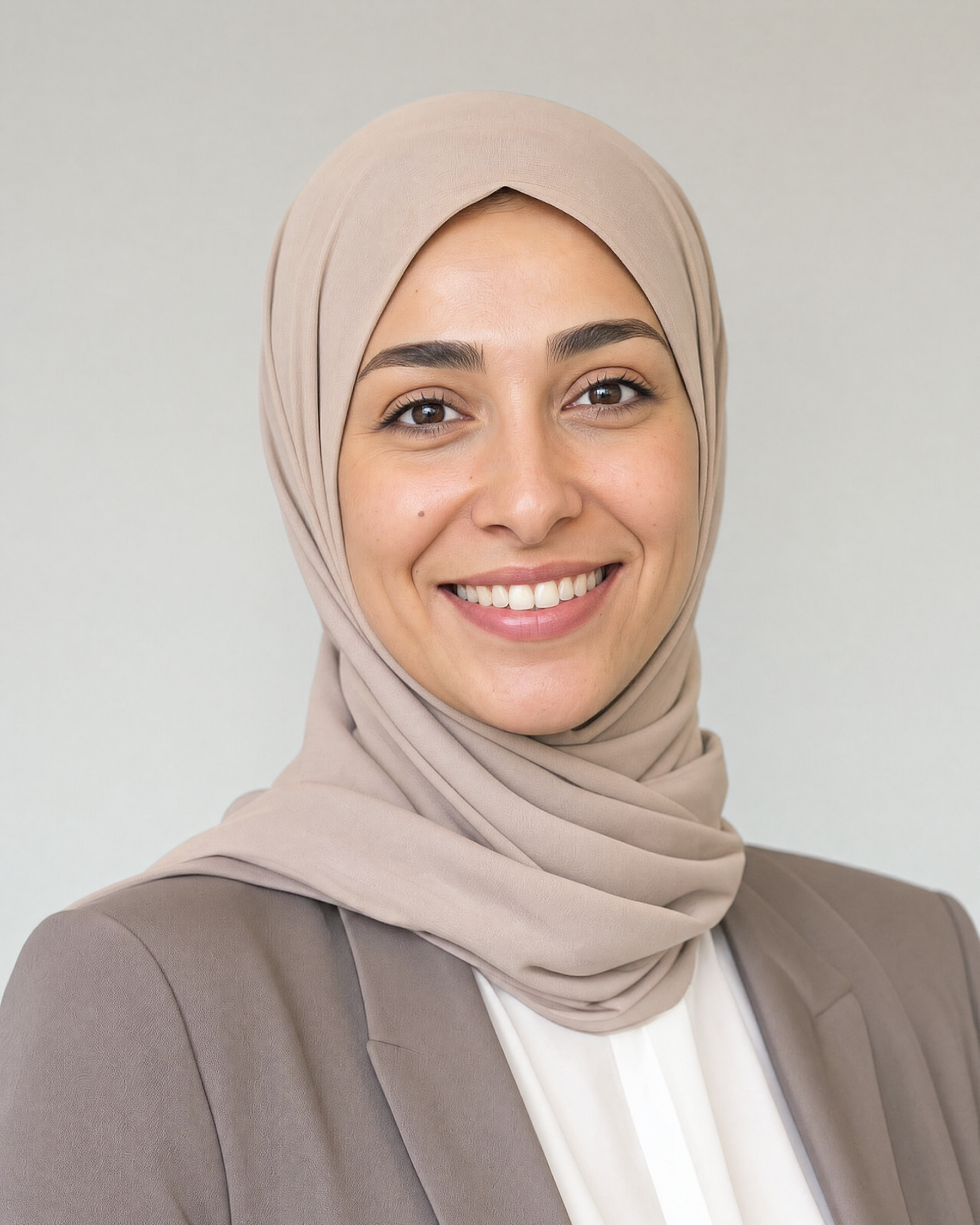 Adult woman smiling