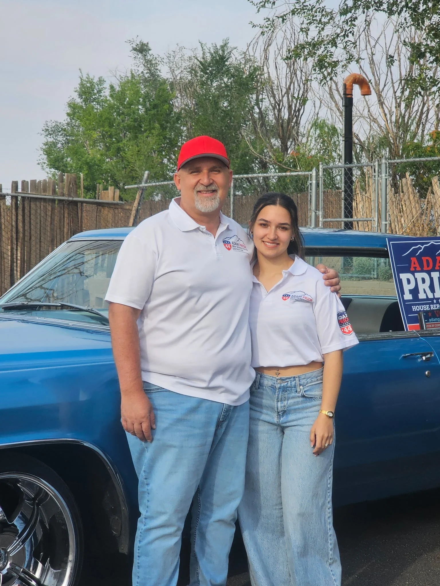 Adam Prior participating in a local campaign event