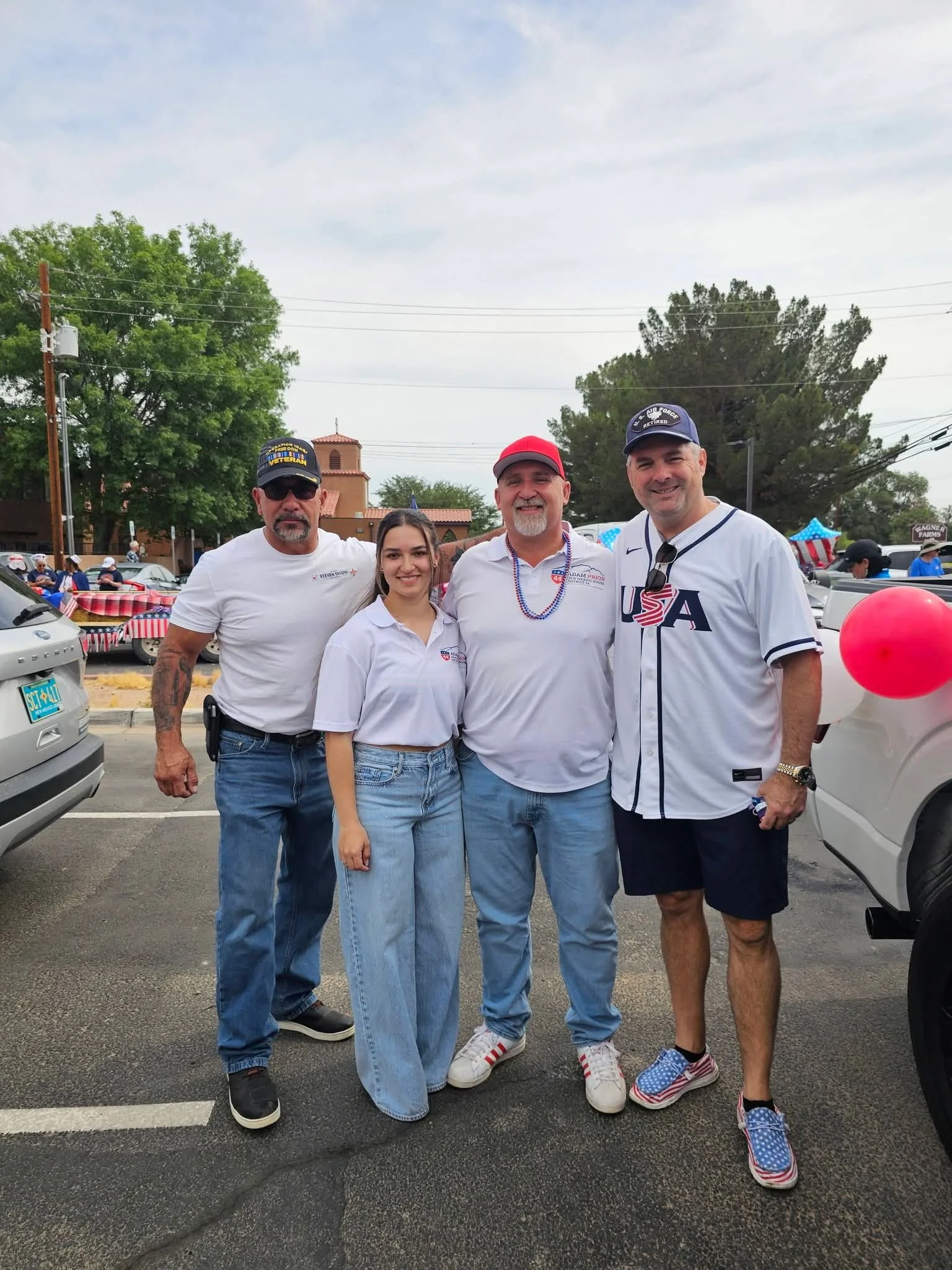 Adam Prior connecting with members of the community