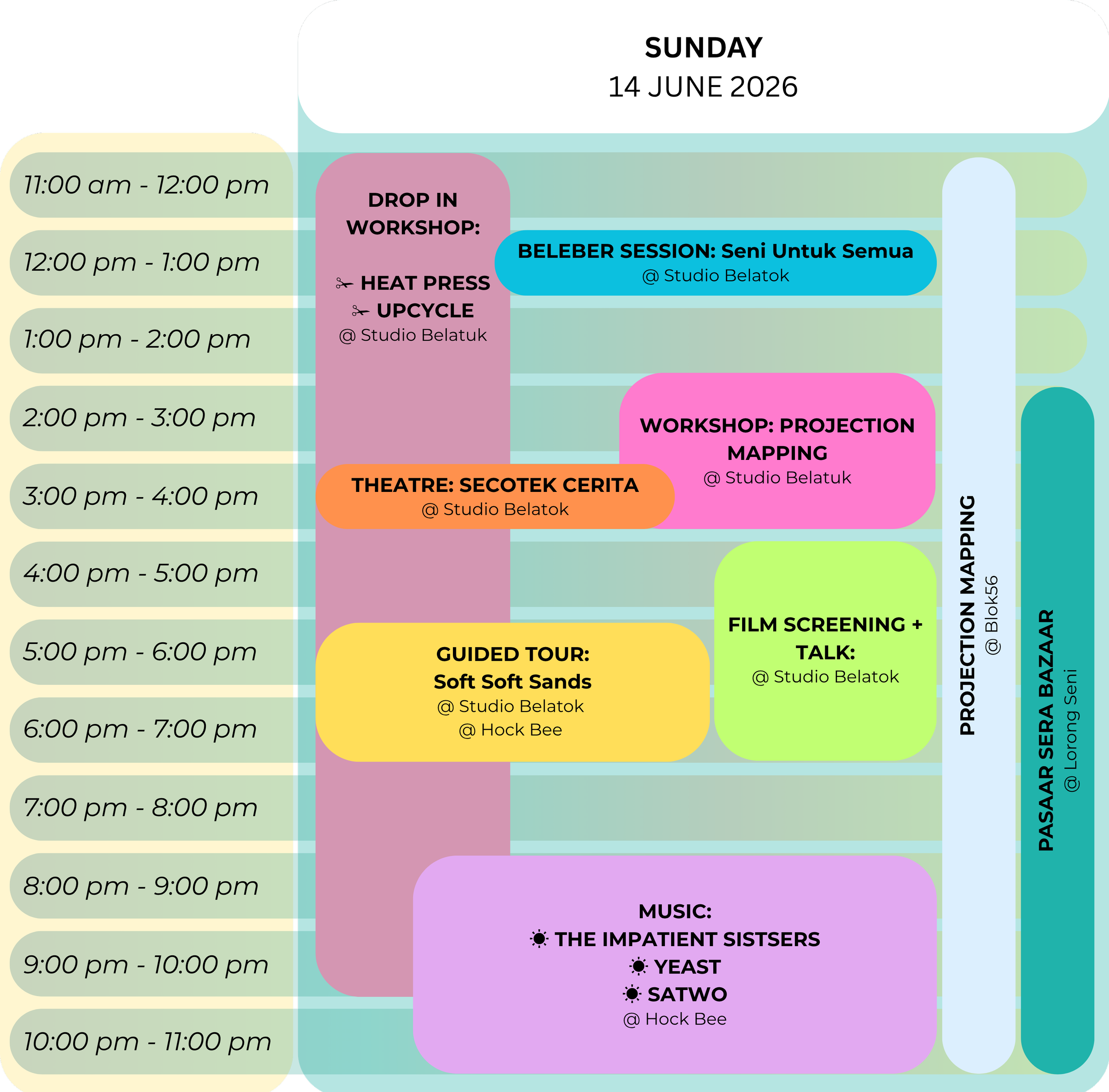 Sunday Schedule