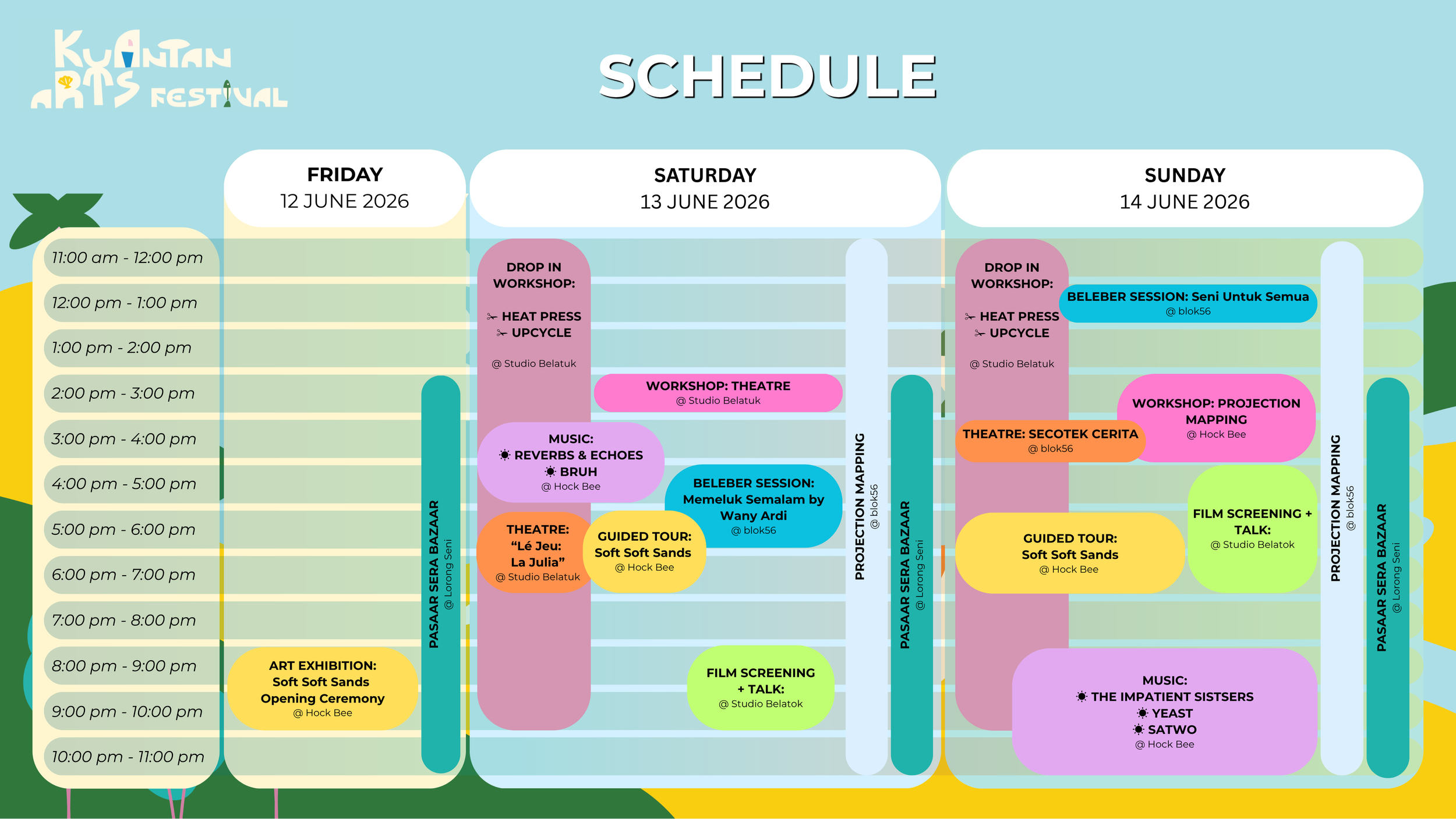 KuArts Festival Schedule