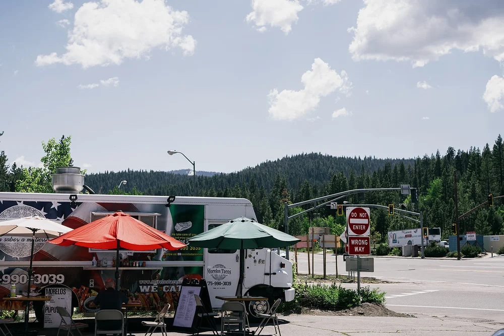 The Morelos Tacos truck on the North Shore
