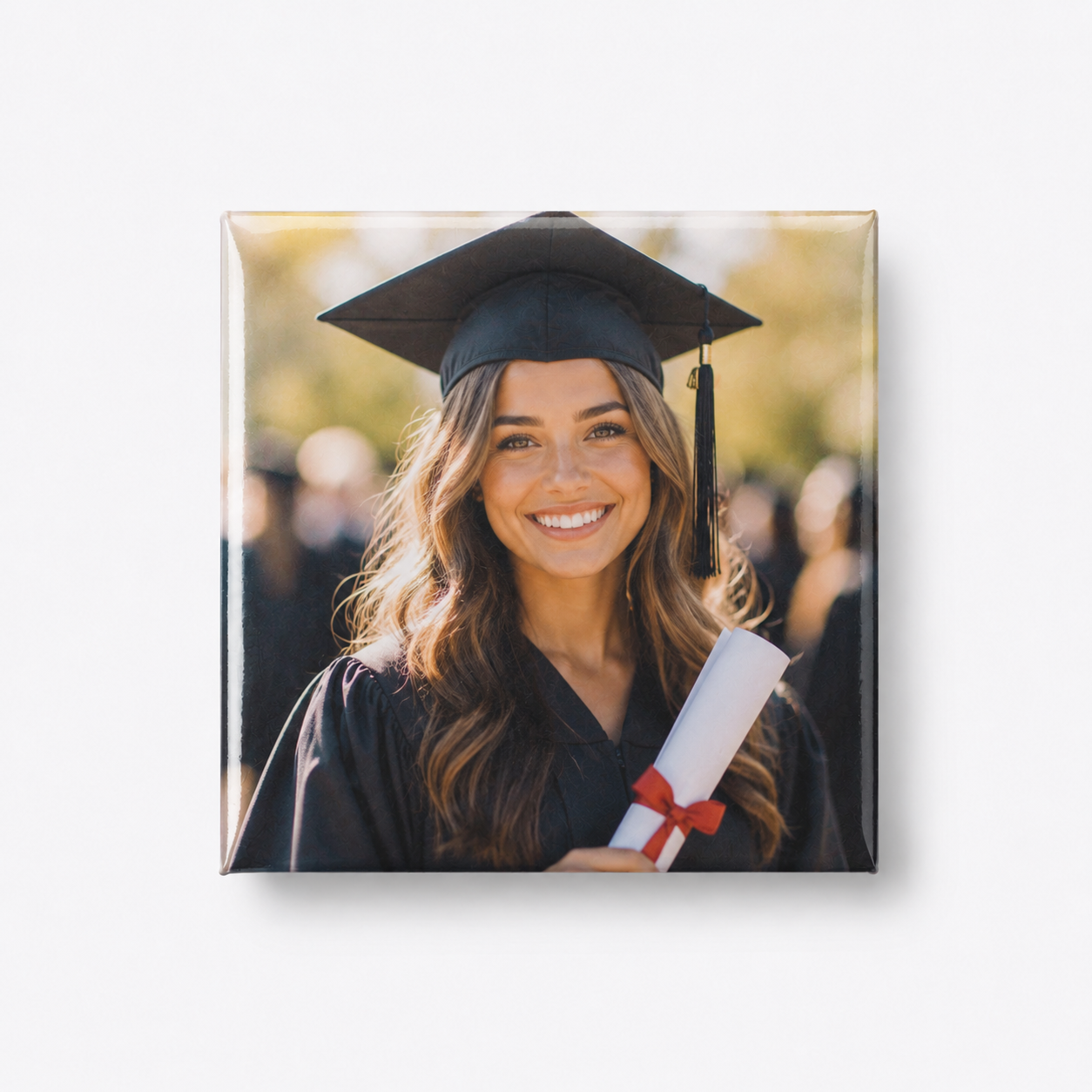Class of 2026 custom photo magnet example