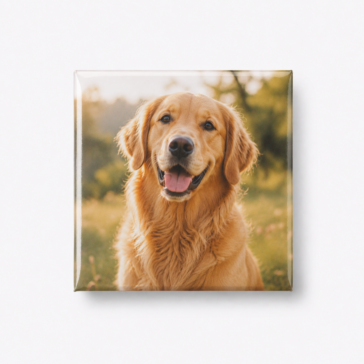 Best Pup custom photo magnet example