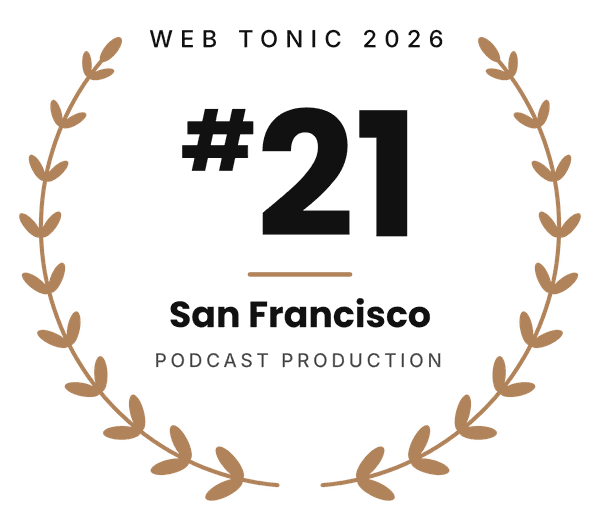 Web Tonic 2026: Push Play ranked #21 podcast production company in San Francisco
