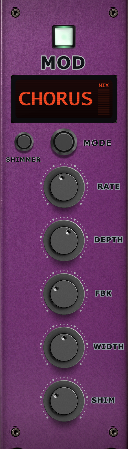 MOD module panel