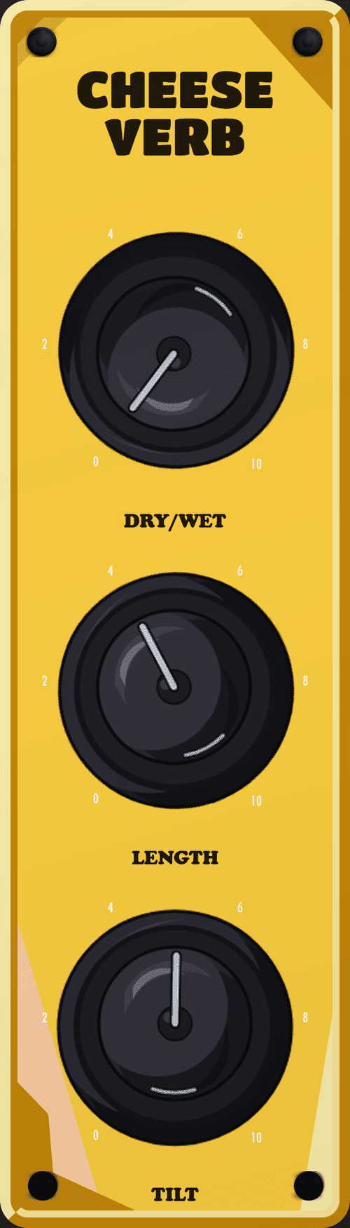 Cheese Verb module panel