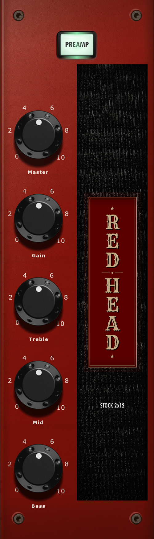 Red Head DSP module panel