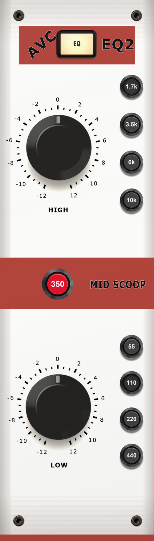 AVC EQ2 module panel