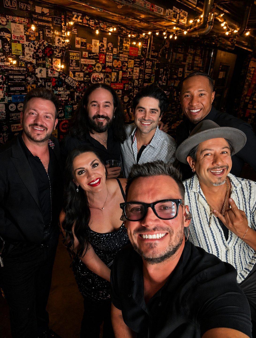 Million Dollar Band group photo at a Las Vegas event