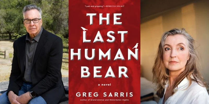 Greg Sarris with Rebecca Solnit at Finley Community Center