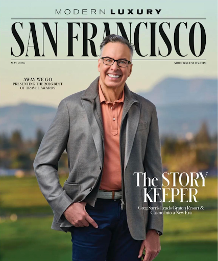 Greg Sarris featured in Modern Luxury
