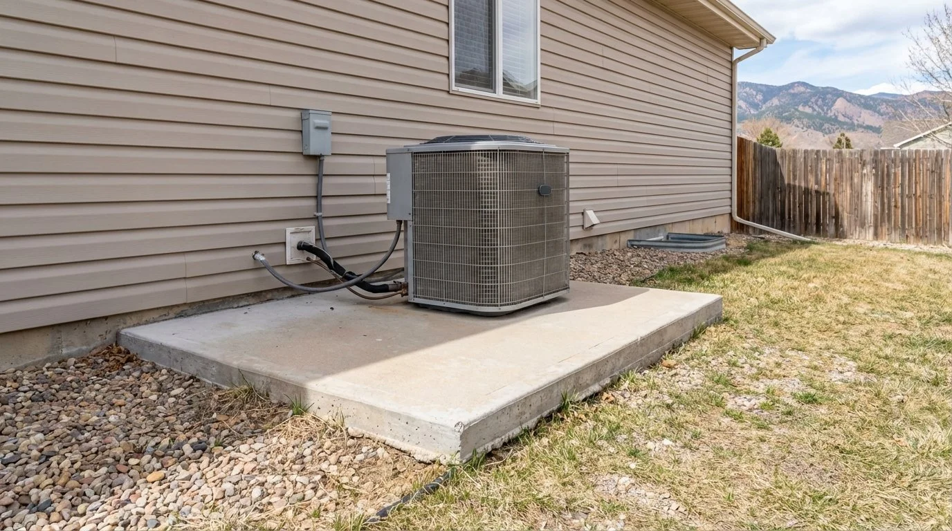 Concrete pad leveling service