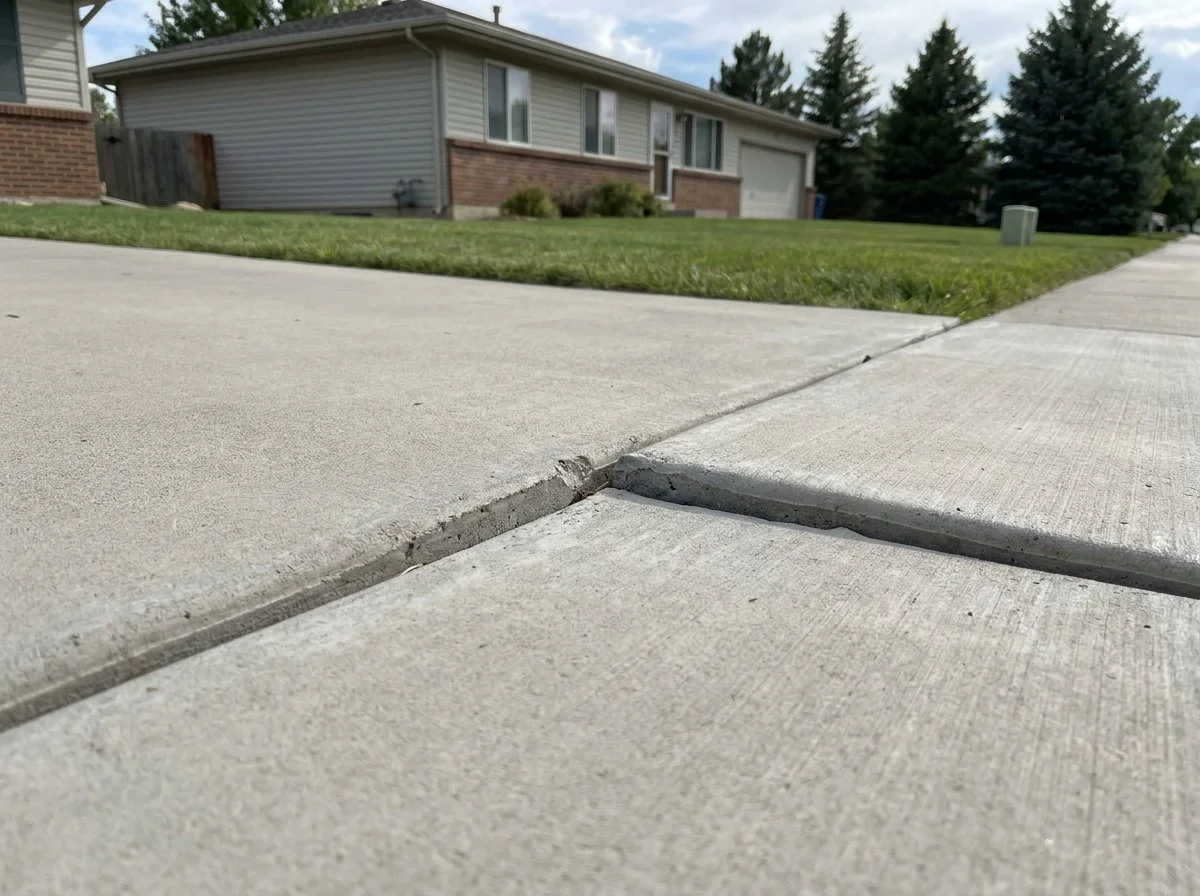 Separation between slabs