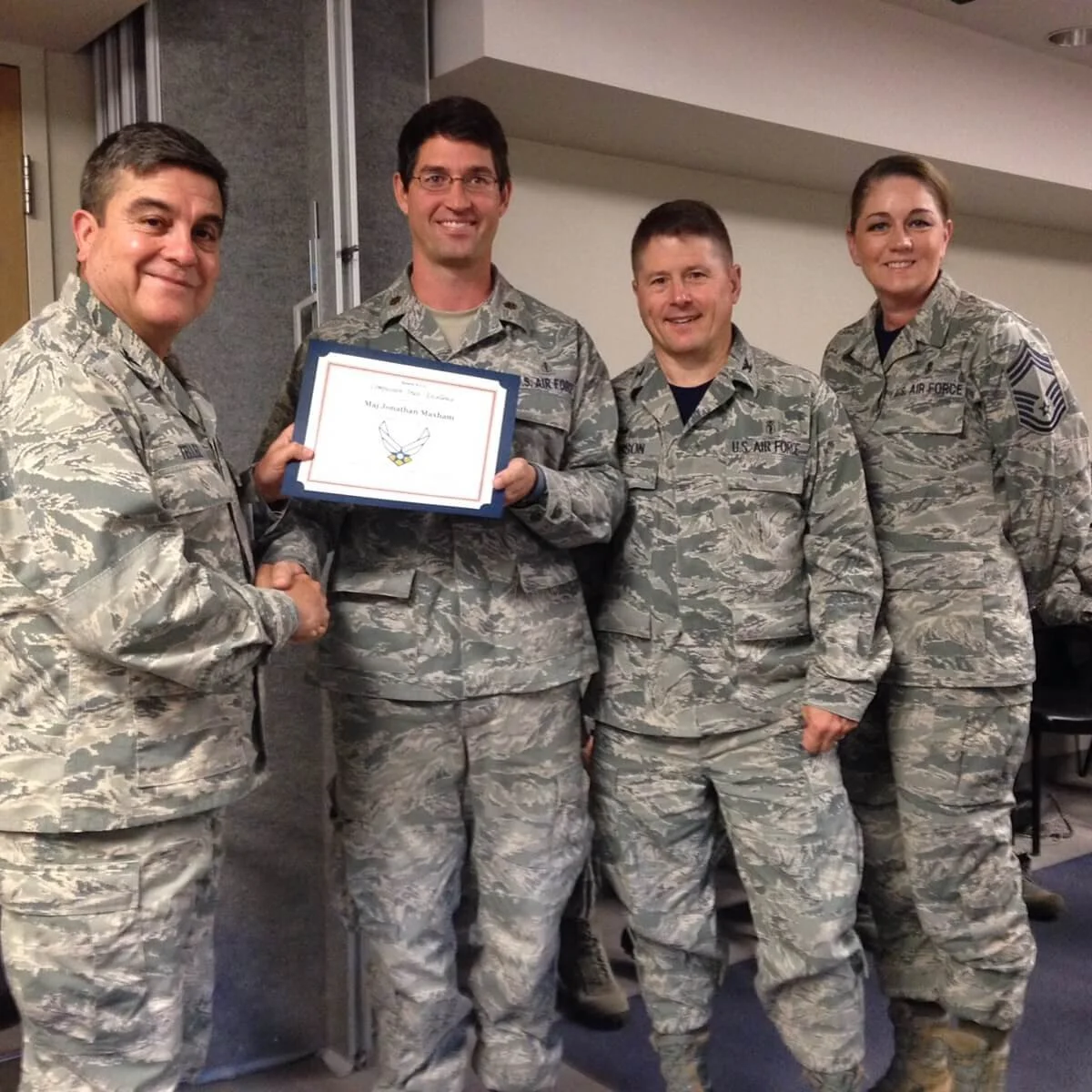 Air Force award ceremony