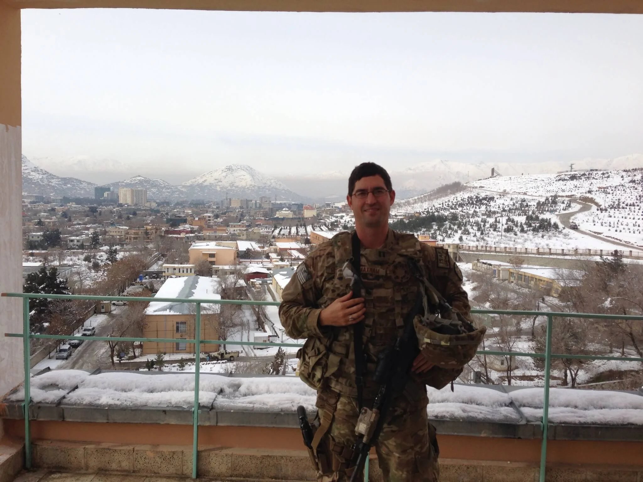 Dr. Maxham in Afghanistan
