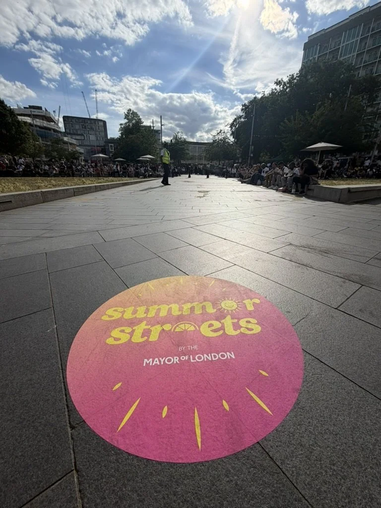 A Summer Streets by the Mayor of London floor graphic