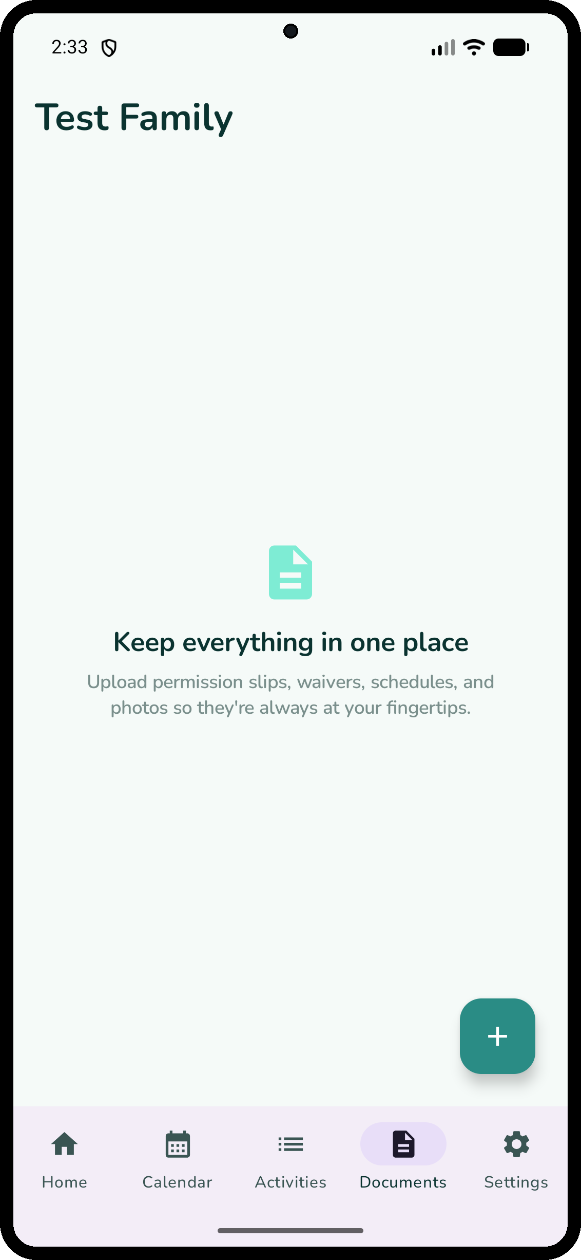 Cadence documents on Android