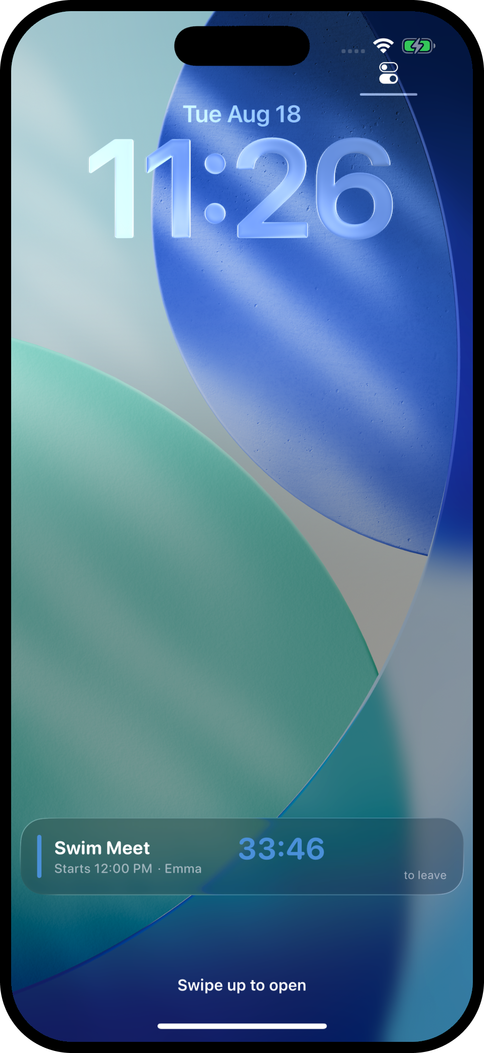 Cadence Live Activity countdown on the iPhone Lock Screen
