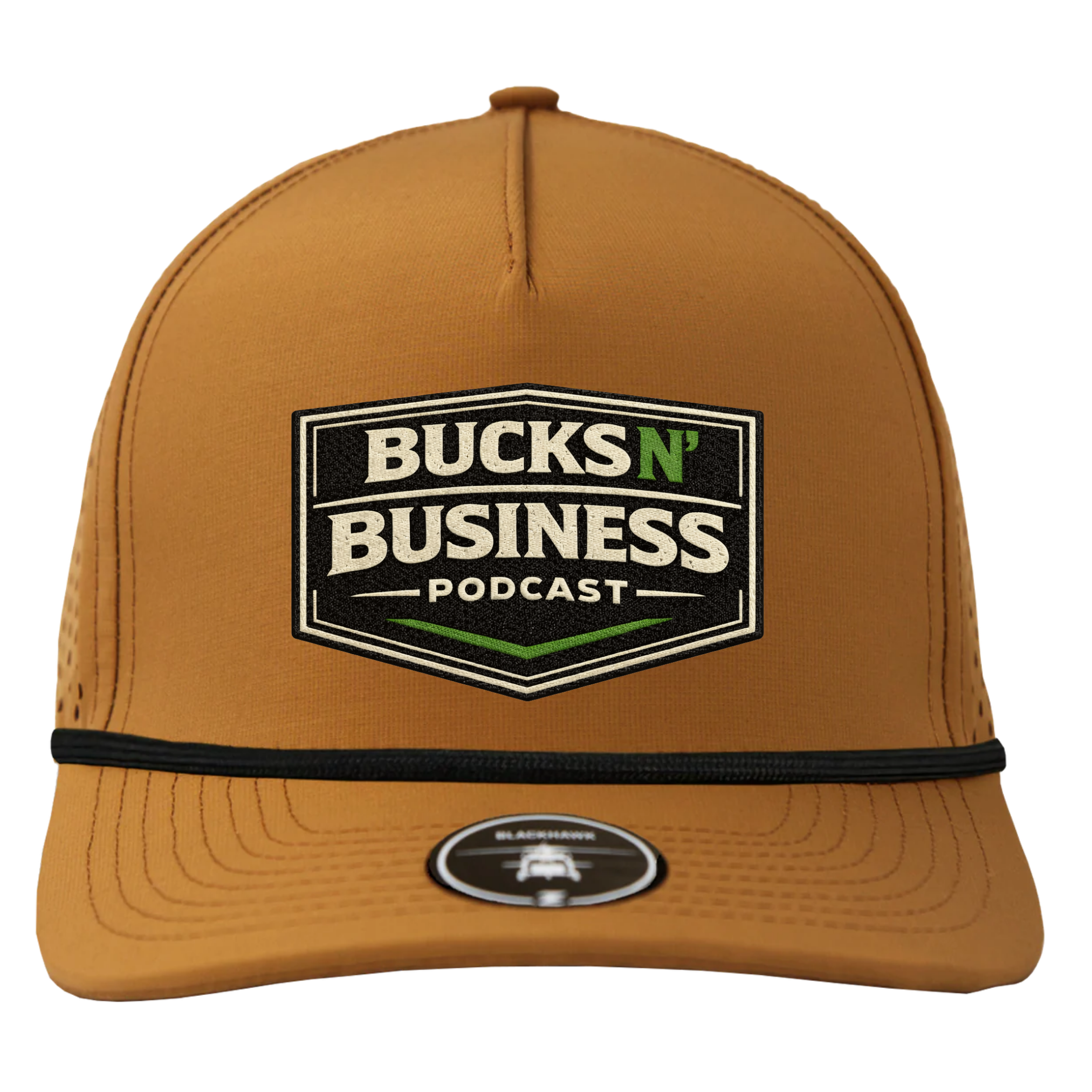 Clay and Black Performance Rope Hat