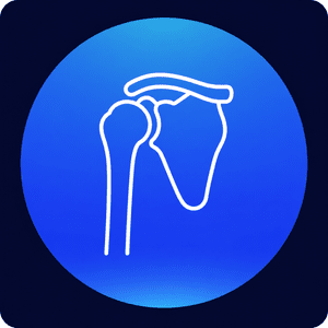 Shoulder injury icon