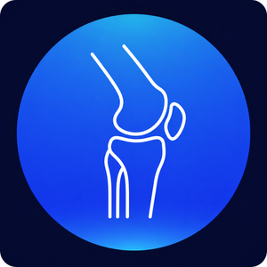Knee injury icon
