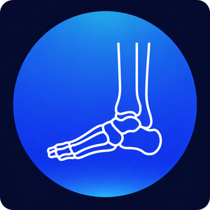 Ankle injury icon