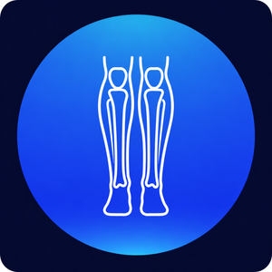 Shin injury icon