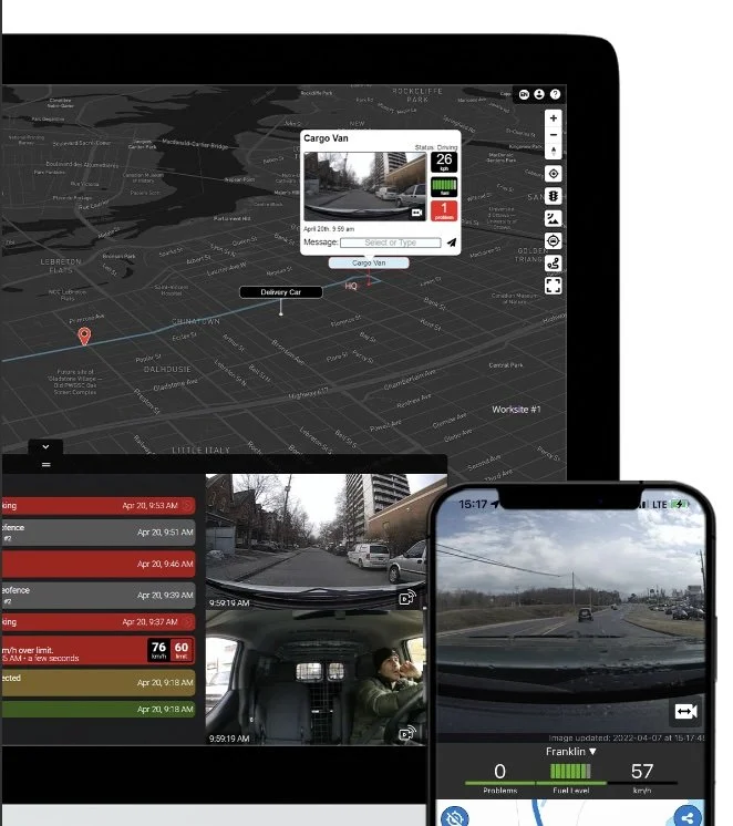 Raven monitoring interface on desktop screen
