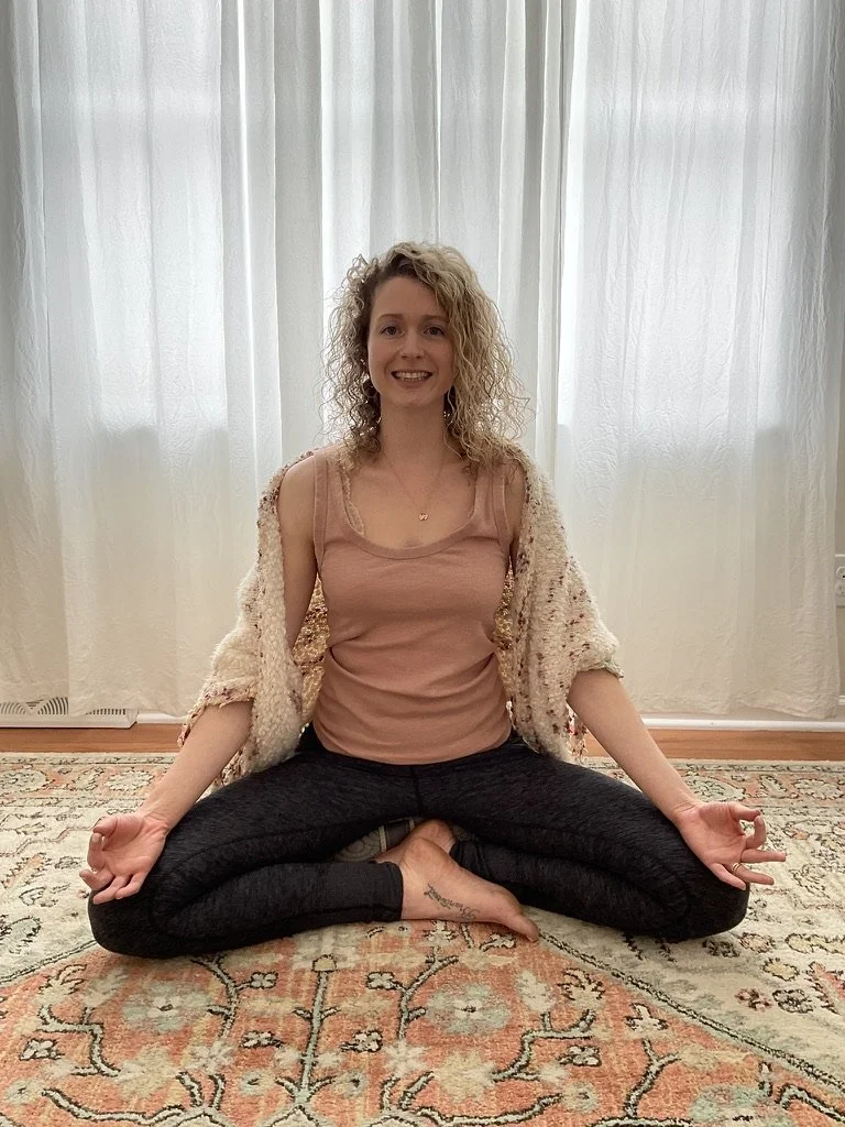 Kaelyn meditating