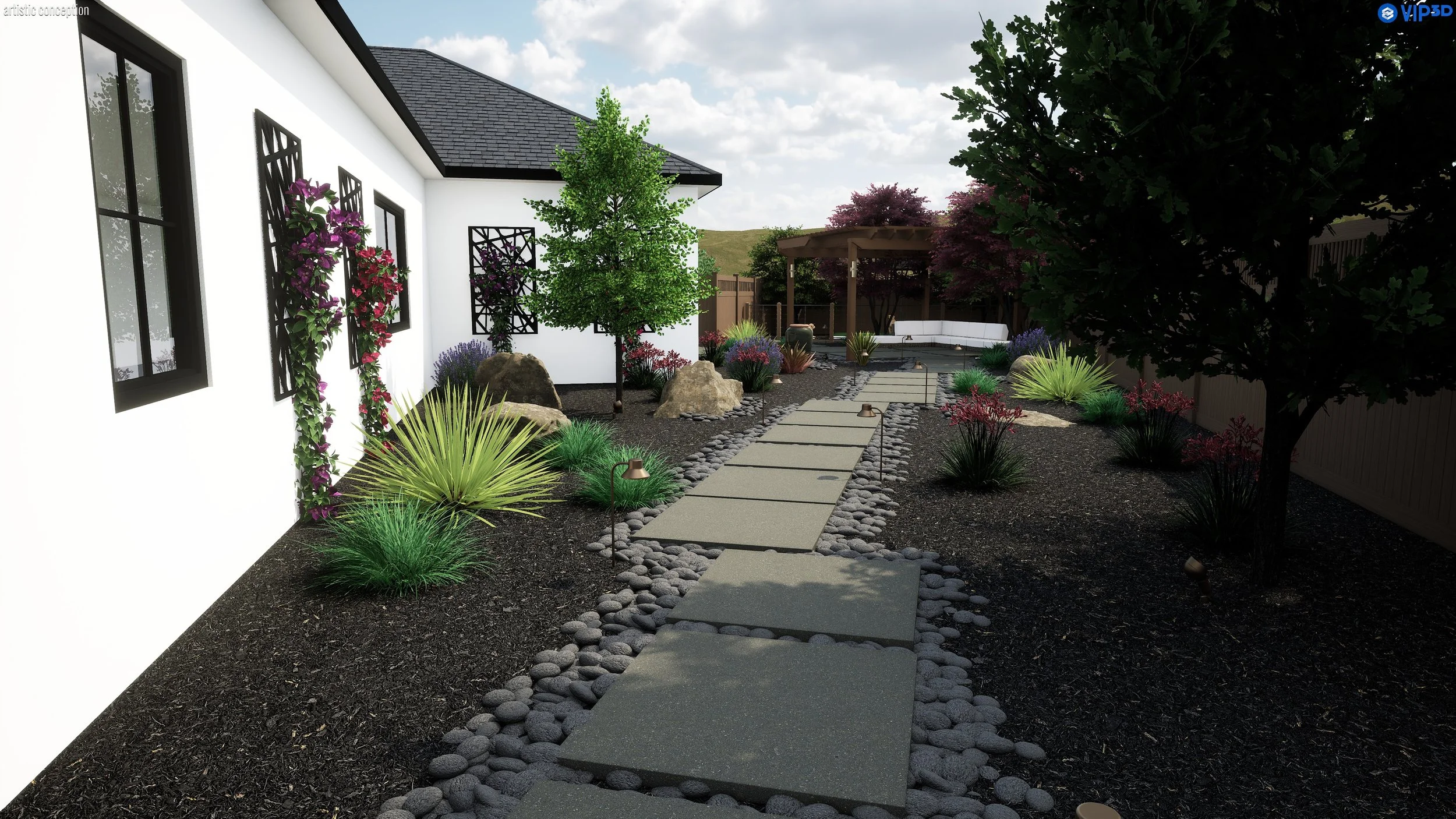 3D landscape design thumbnail