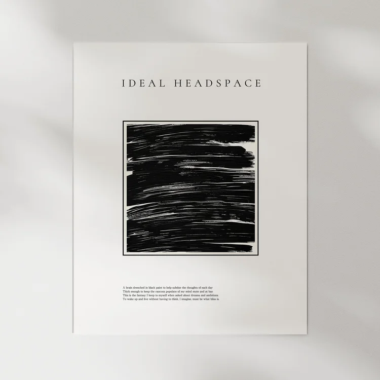Ideal Headspace print