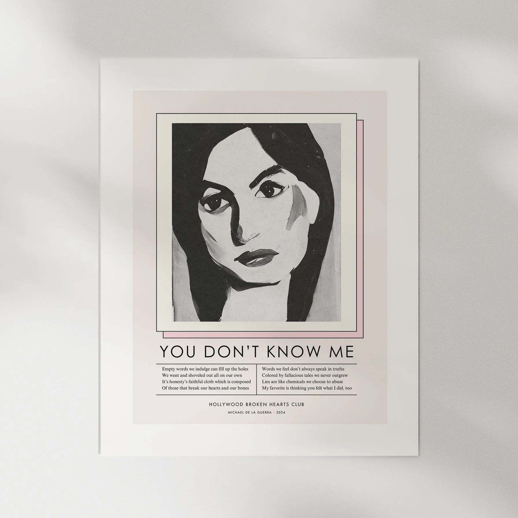 You Don't Know Me print