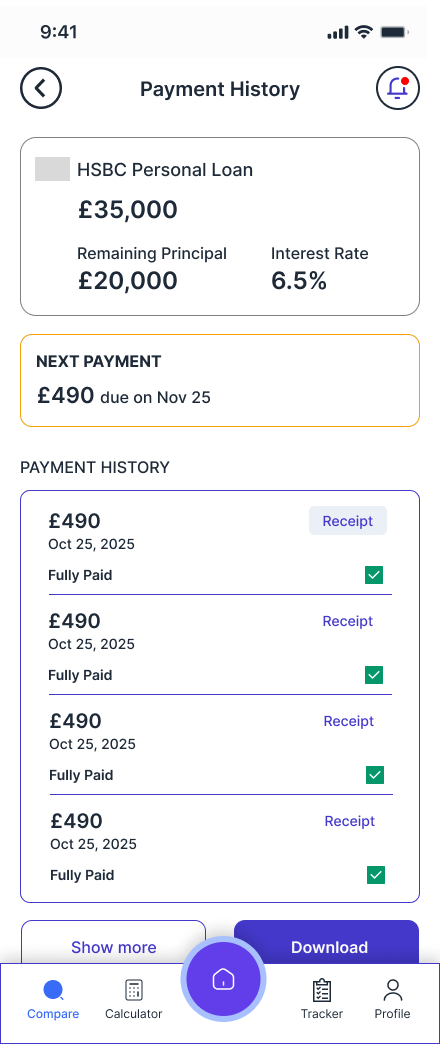 Payment History