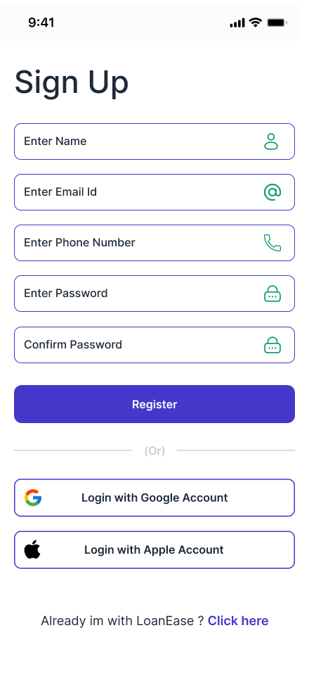 Sign Up