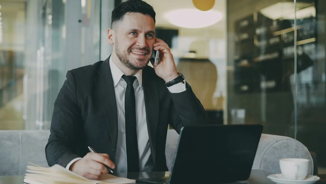A civic leader on a call