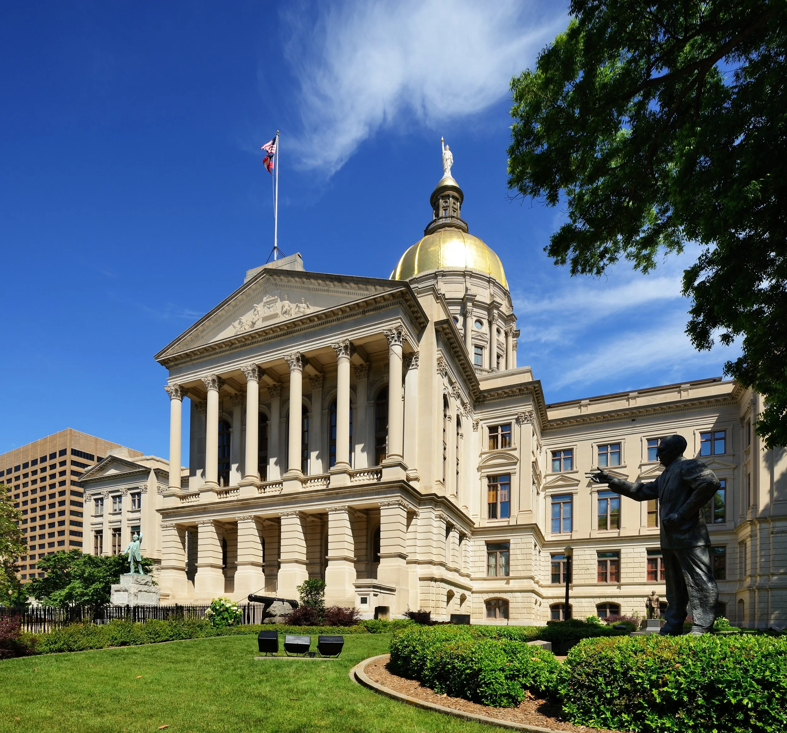 The Georgia State Capitol building in Atlanta, Georgia.