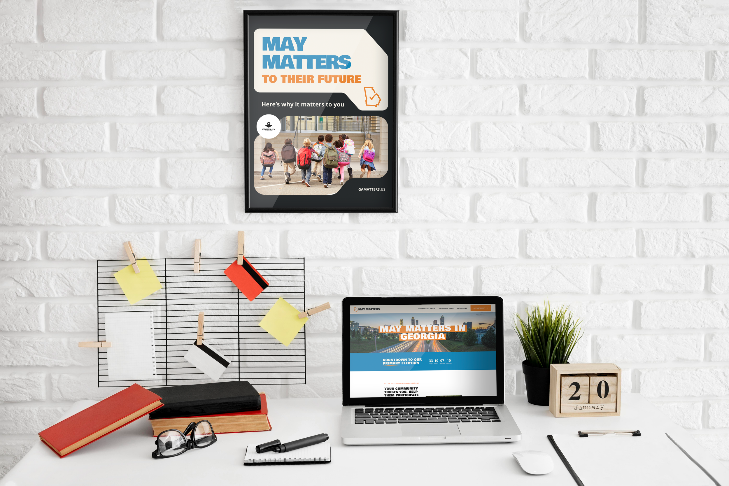 Nonprofit page toolkit mockup