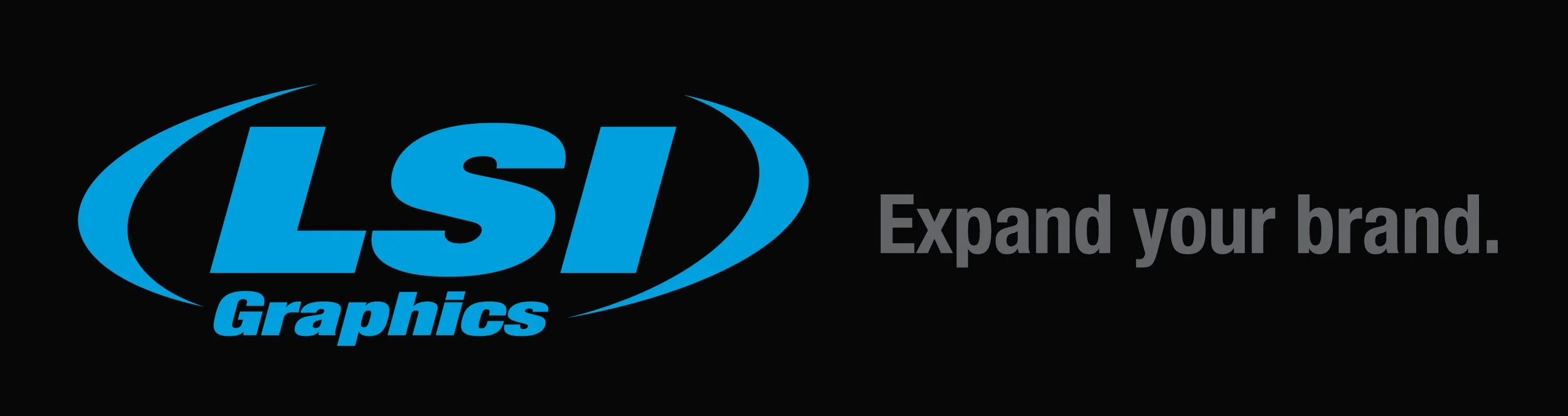 LSI Graphics horizontal logo dark