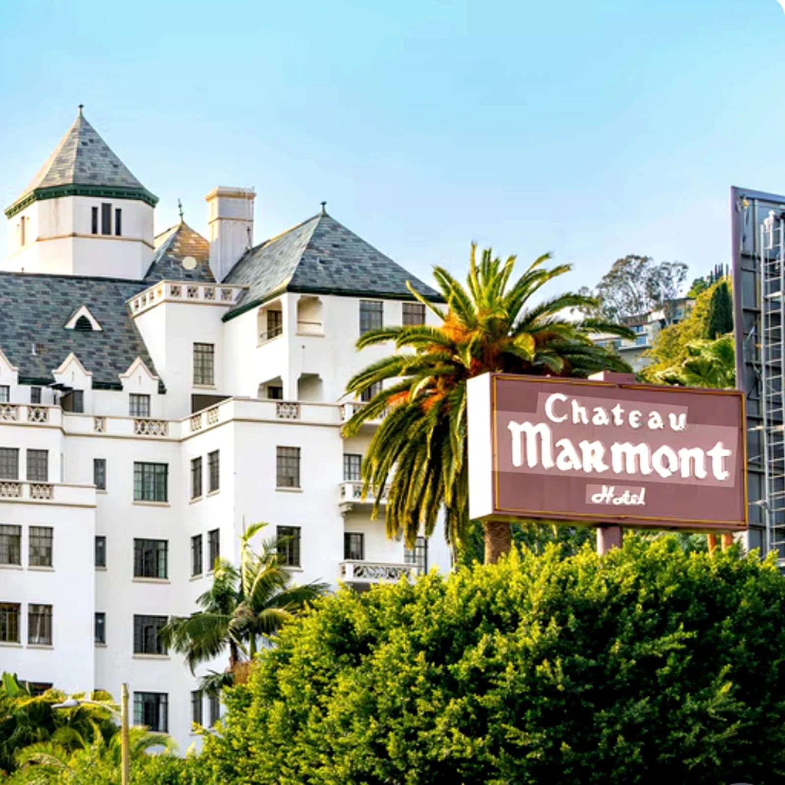 Chateau Marmont hotel sign