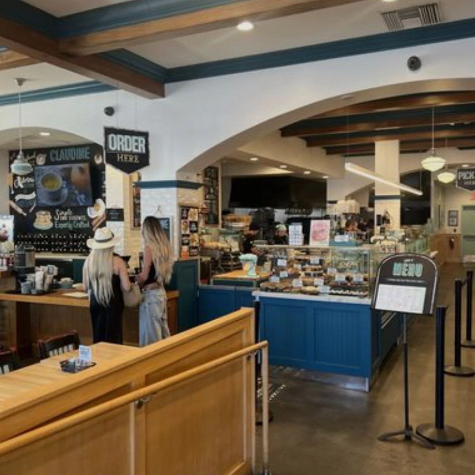 Coffee shop interior in Encino