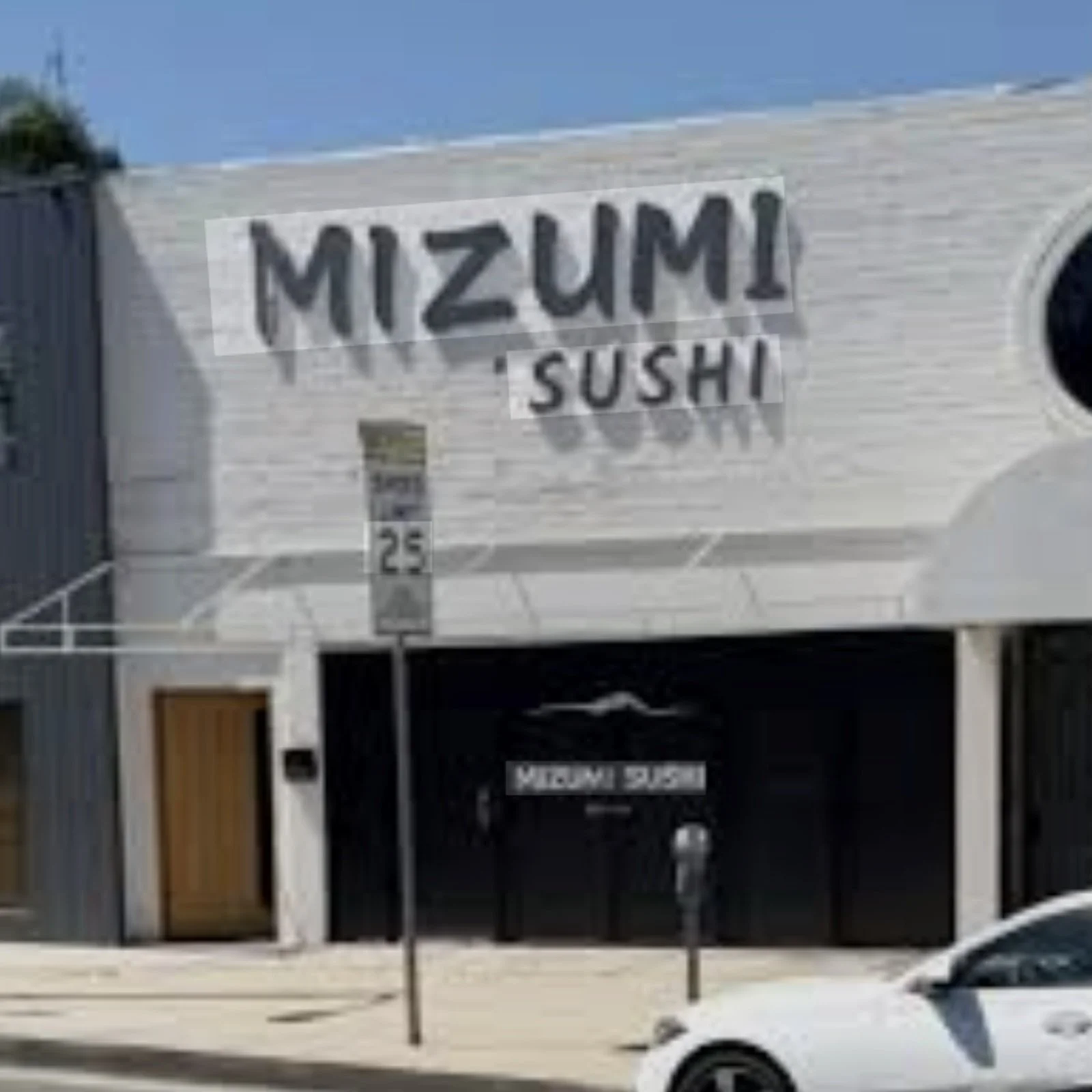 Mizumi Sushi storefront in Encino