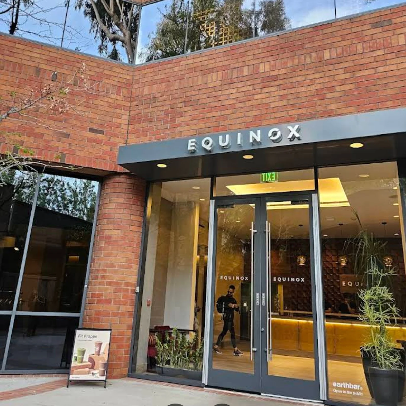 Equinox gym entrance in Encino