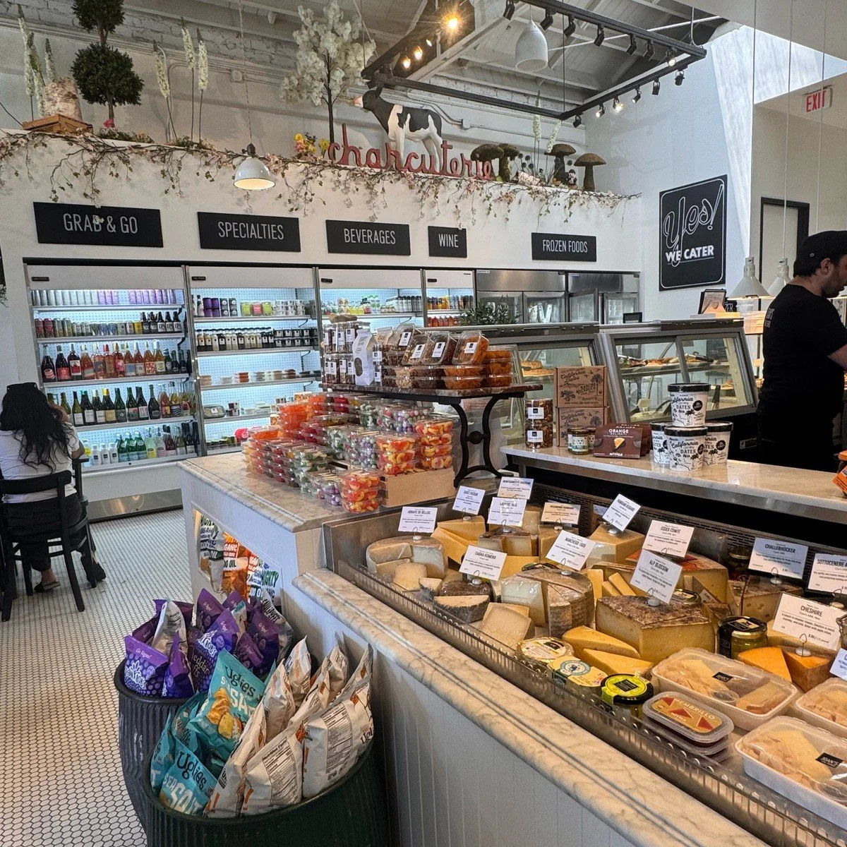 Cheese and charcuterie counter inside Joans on Third in Studio City