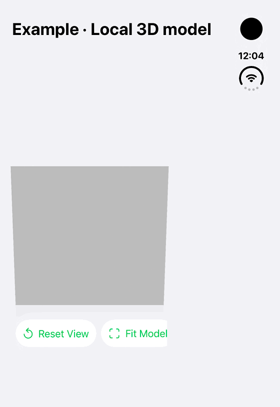 Import and view a 3D Site Model: genuine looping iPhone Duo recording at half speed