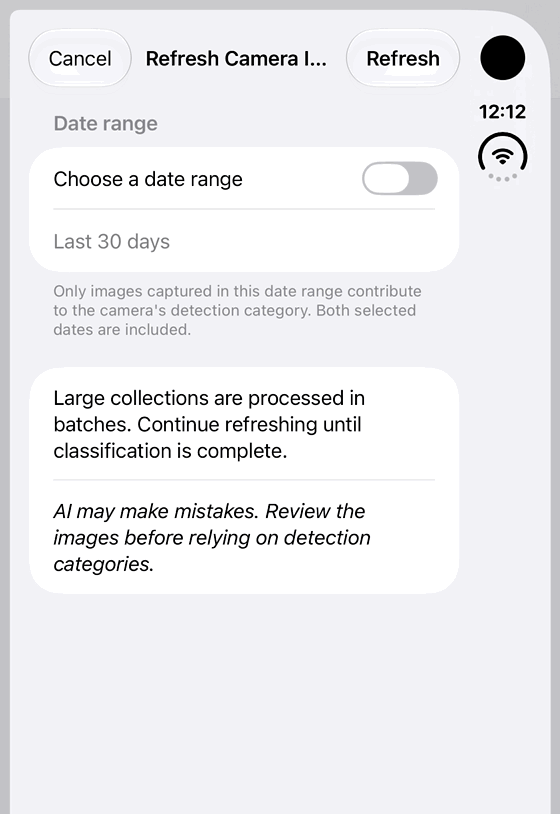 Refresh Camera Intelligence: genuine looping iPhone Duo recording at half speed
